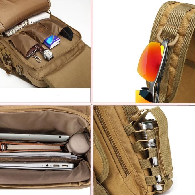 Tactical laptop bag molle