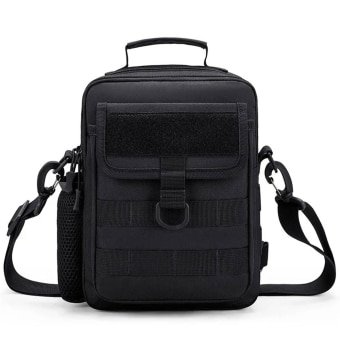 Tactical molle messenger bag Black