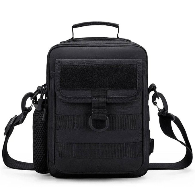 Tactical molle messenger bag Black