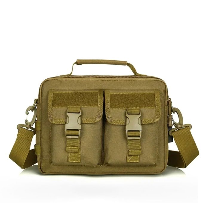 Tactical shoulder bag for laptop Coyote Brown