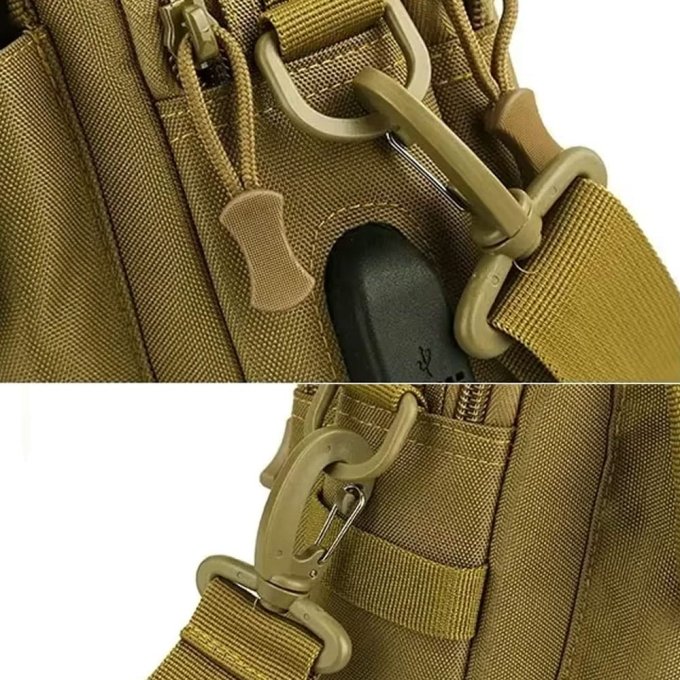 Tactical shoulder bag for laptop