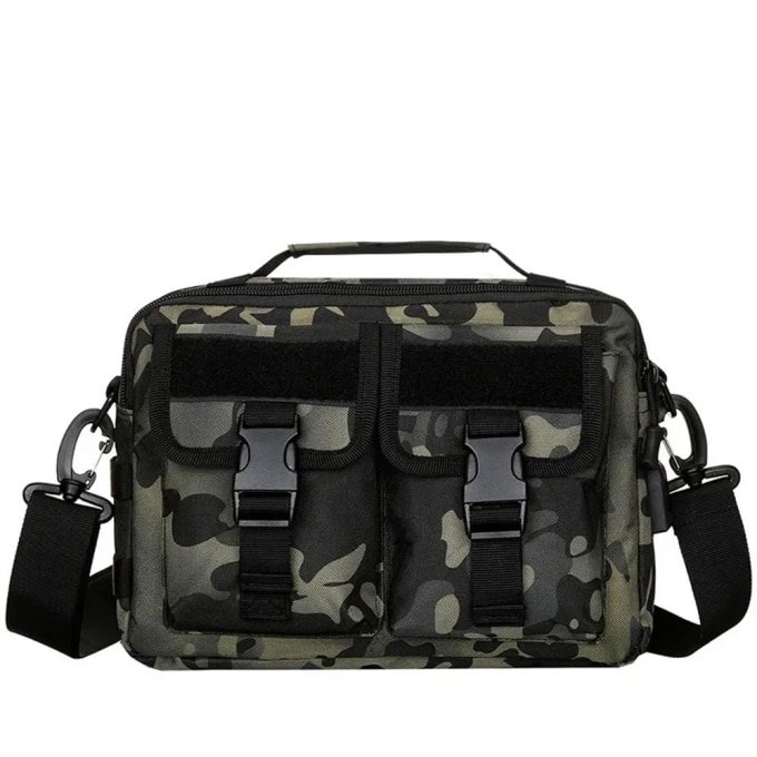 Tactical shoulder bag for laptop Dark Camouflage