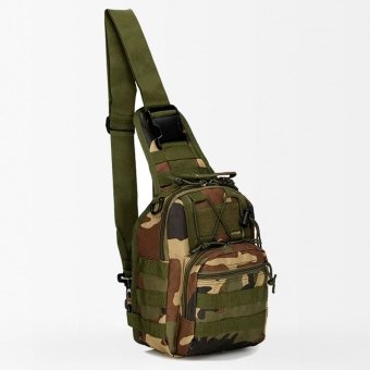 Tactical sling bag Woodland