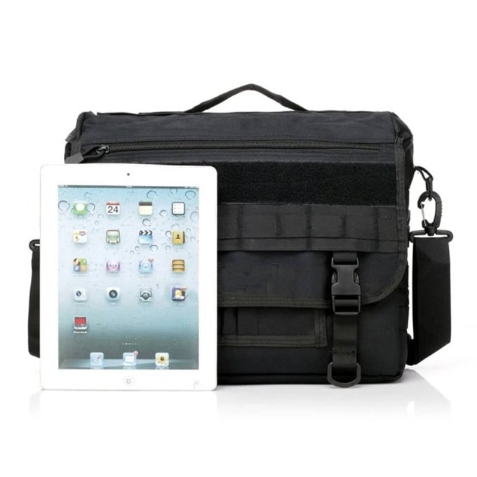 Tactical sling laptop bag