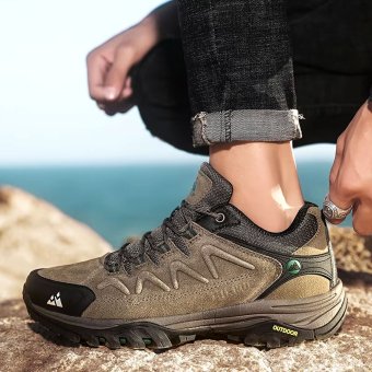 Tactical trail running shoes "Hikeup" Brown