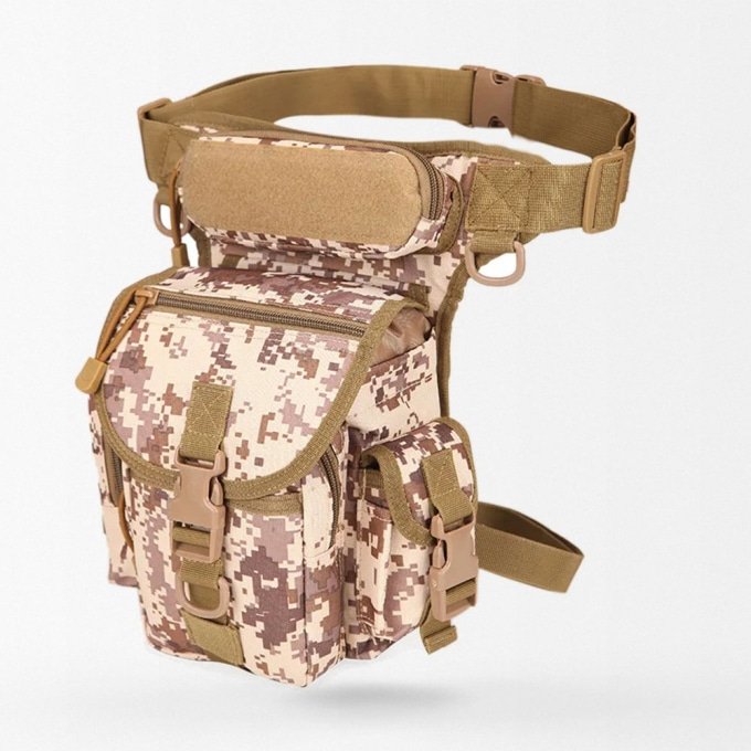 Tactical waist leg bag Desert Digital