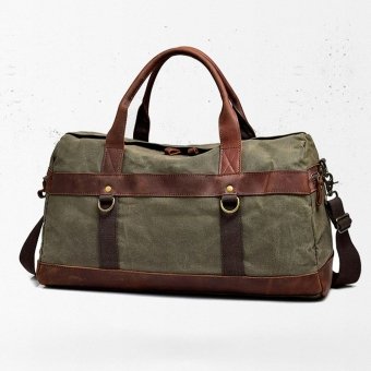 Vintage military duffle bag Army Green