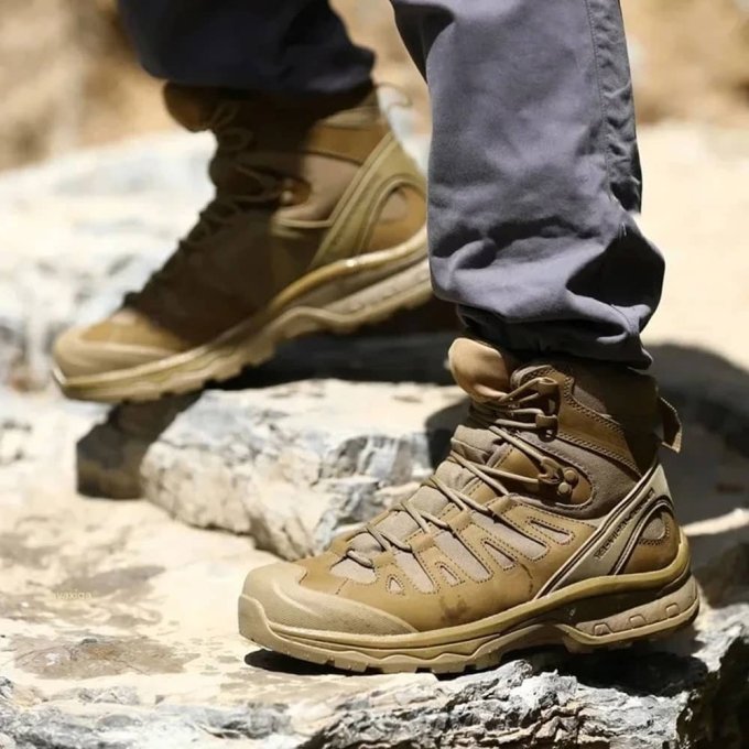 Waterproof Hiking Boots Coyote Brown