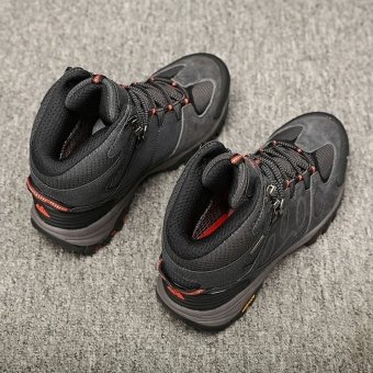 Waterproof Suede Hiking Boots Grey