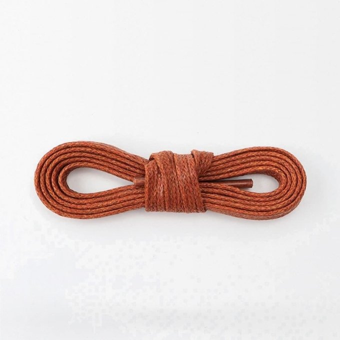 Waxed flat laces for boots (x2) - Image 9