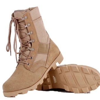 army desert tan suede leather boots