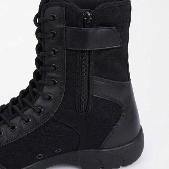 Lightweight running tactical boots Black