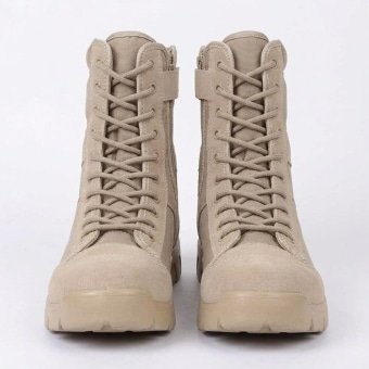 Lightweight running tactical boots Desert Tan