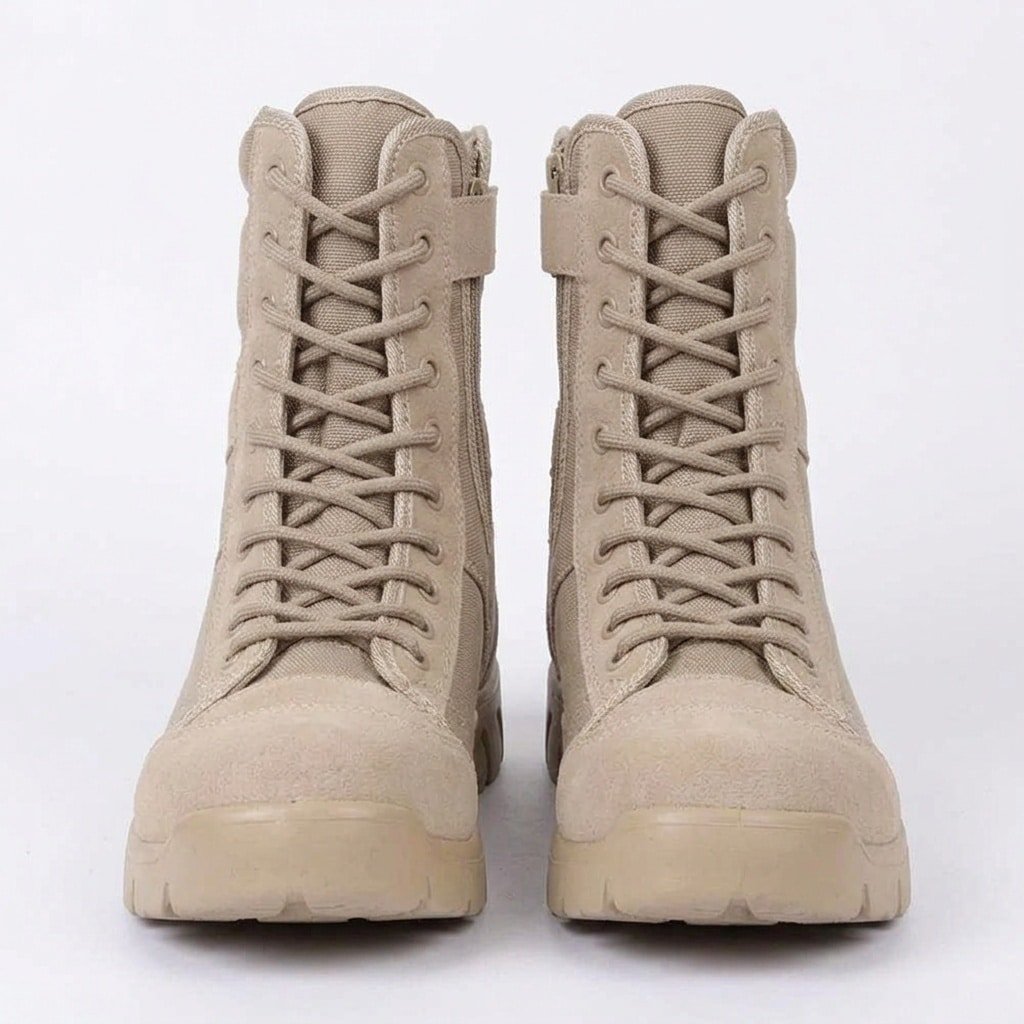Lightweight running tactical boots Desert Tan