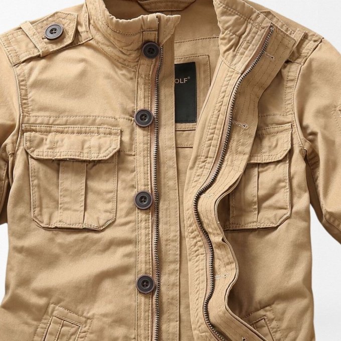 Military m65 field jacket Khaki - Image 2