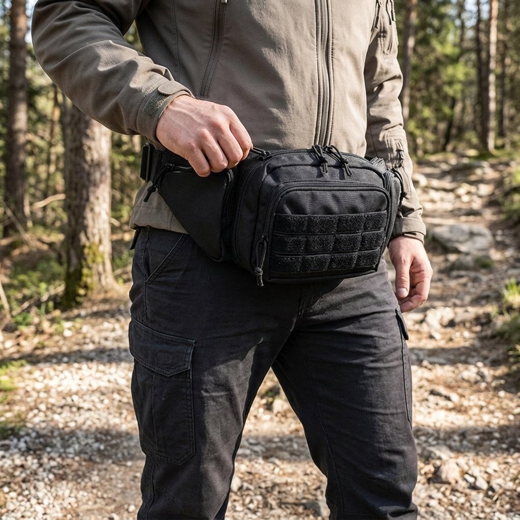 Tactical fanny pack Black