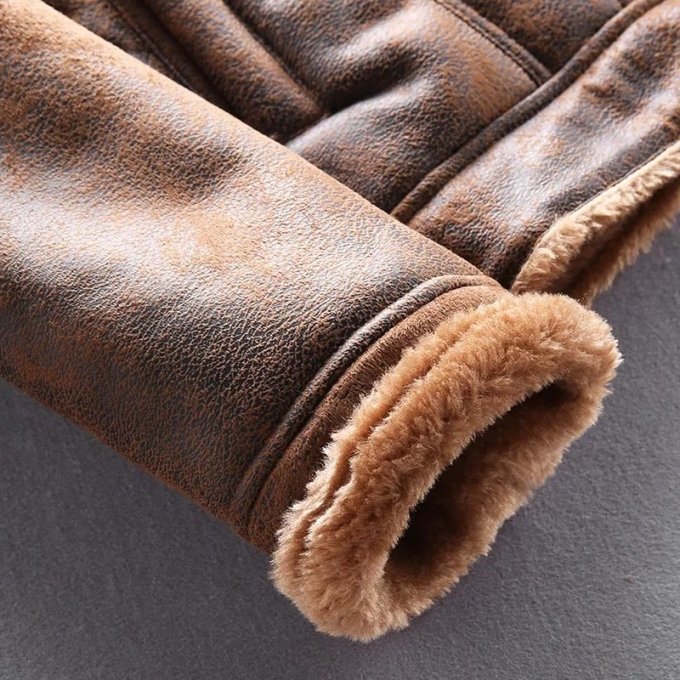 us tactical faux leather jacket - Image 2