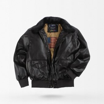 vintage a2 learher flight jacket