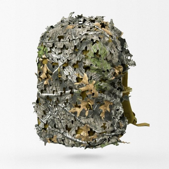 3D Backpack ghillie cover - Hunting Camo