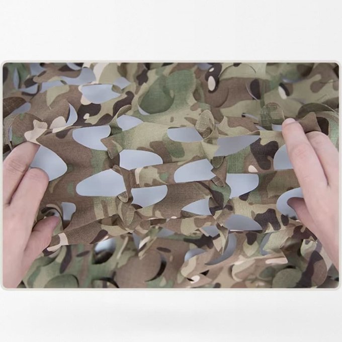 3D Camo Backpack ghillie cover - Multicam
