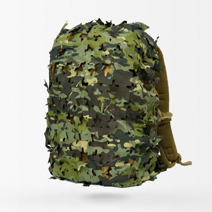 3D Camo Backpack ghillie cover - Multicam Tropic