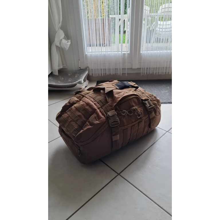 Coyote brown military duffle bag photo review