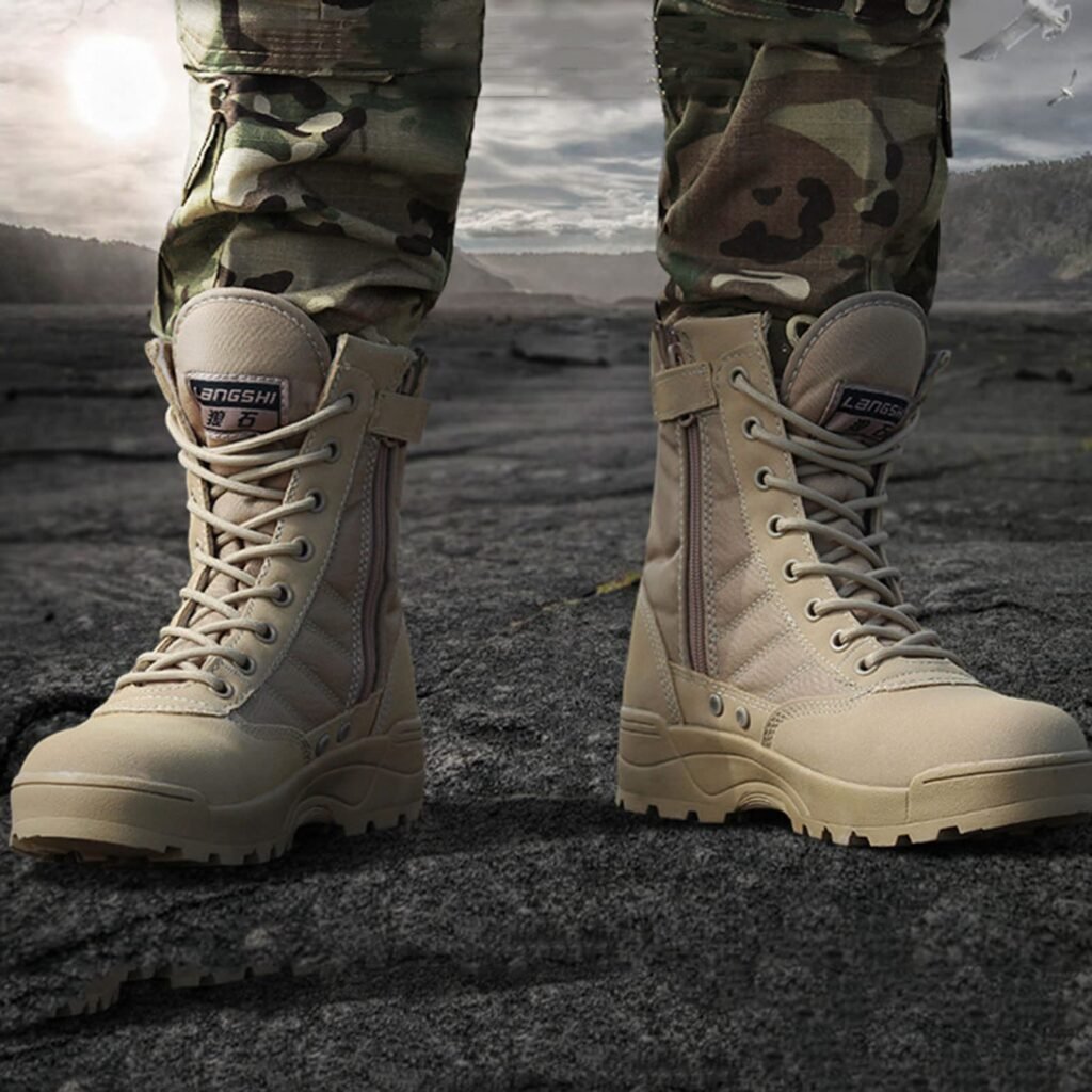 Botas tácticas limpias