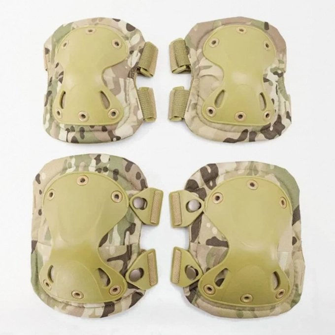 Multicam tactical elbow and knee pads