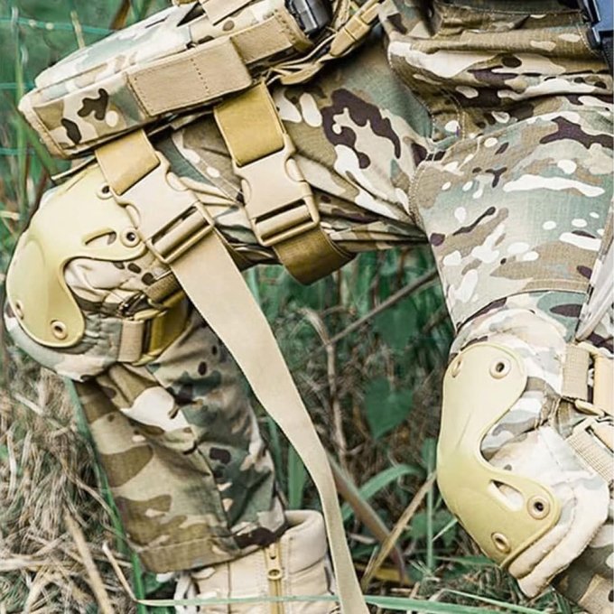 Multicam tactical elbow and knee pads