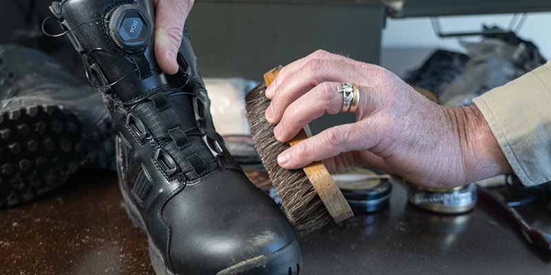 Limpieza de botas tácticas