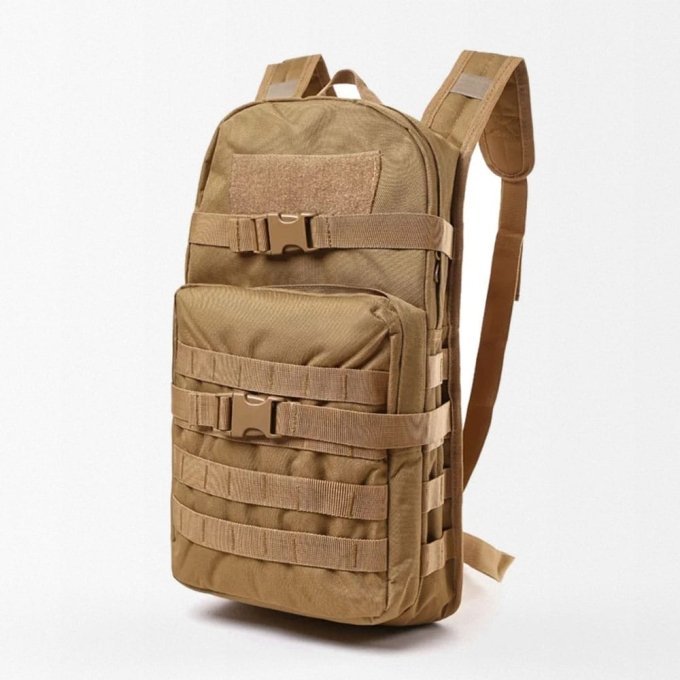 Tactical hydration pack molle Khaki