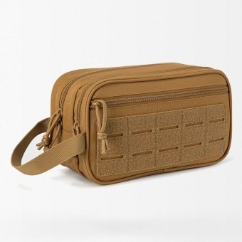 Tactical toiletry bag Molle Coyote Brown