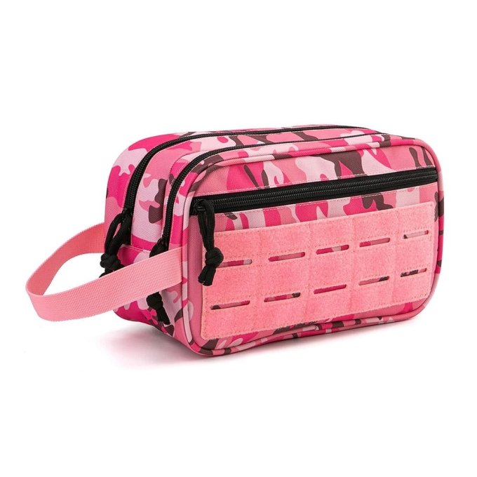 Tactical toiletry bag Molle Pink