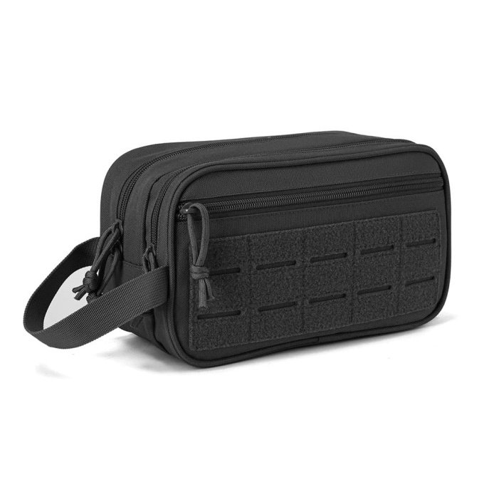 Tactical toiletry bag Molle Black