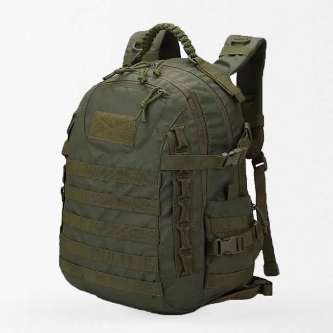 3 day military backpack Molle OD Green