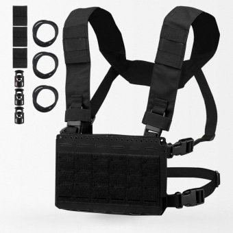 3 mags Molle chest rig "MK5" Black