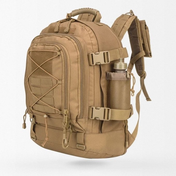 60L military backpack Coyote Brown