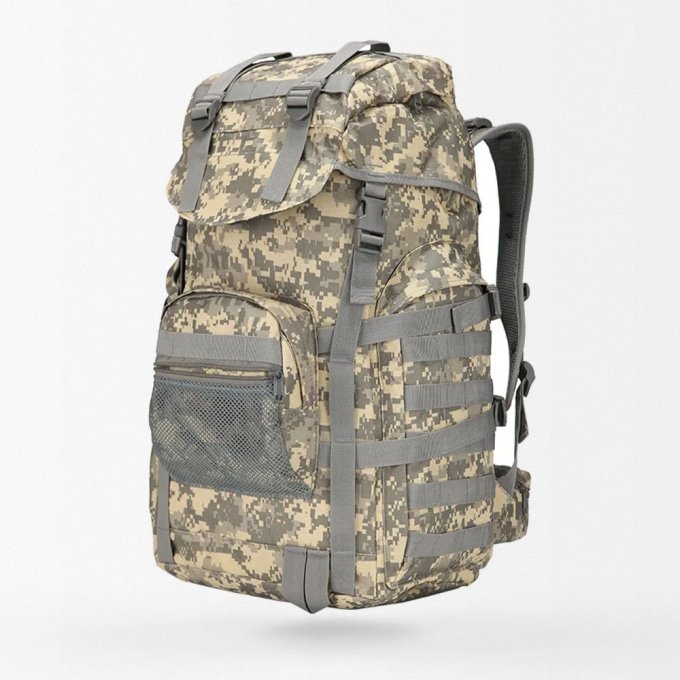 60L tactical hiking backpack UCP