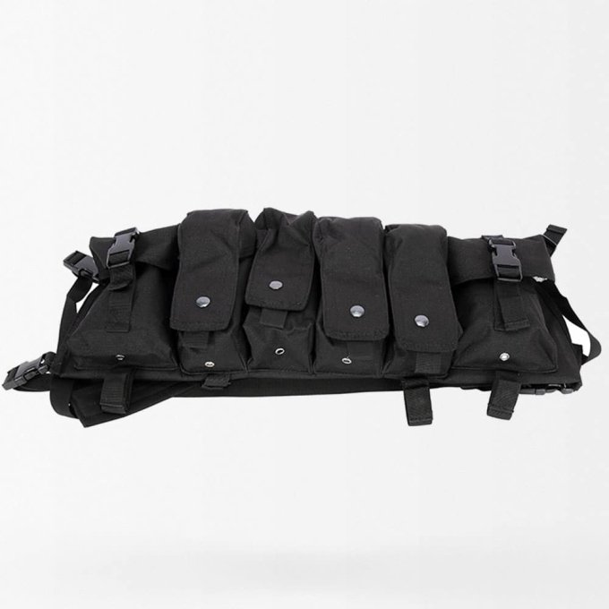8 mag Black ak chest rig