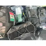 Black tactical elbow and knee pads photo review