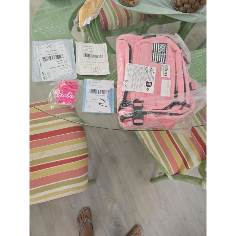 Woodland camo backpack 45L photo review