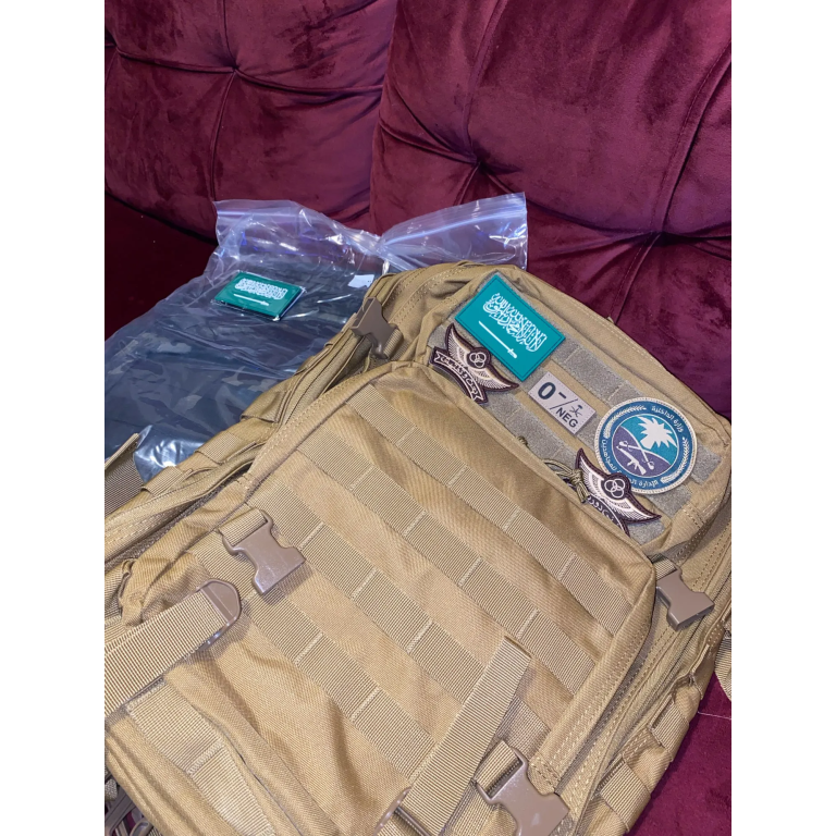 Coyote brown tactical backpack 45L photo review