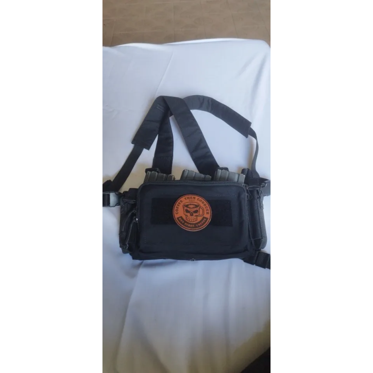 Black micro chest rig "D3CRM" photo review