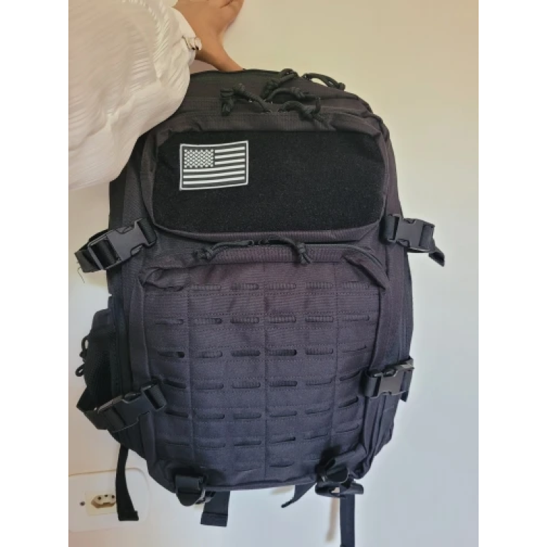 American flag tactical backpack 50L photo review