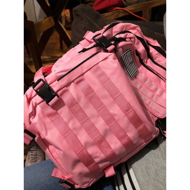 Black tactical backpack 45L photo review