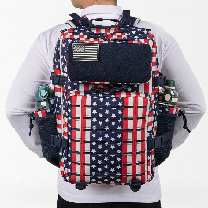 American flag tactical backpack 50L