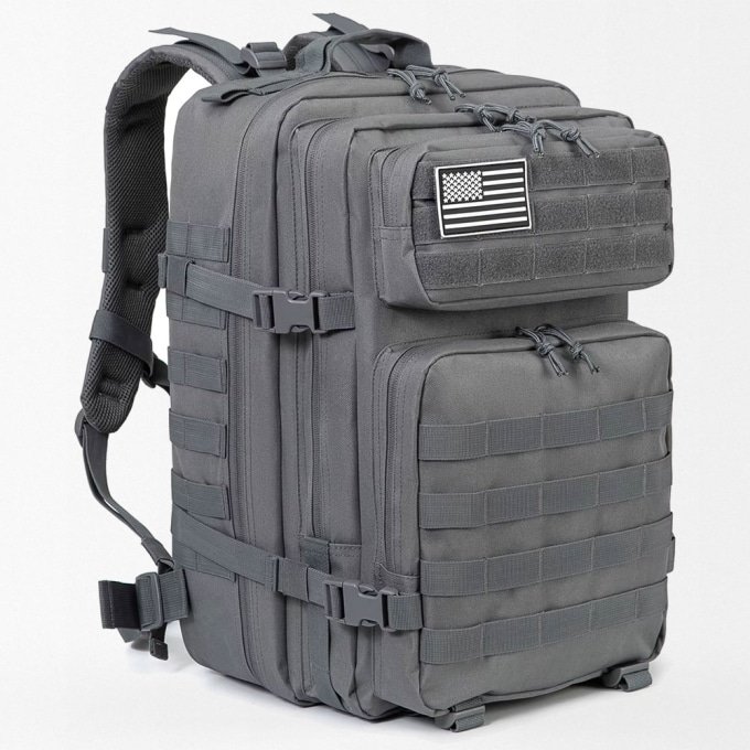 Grey molle backpack 45L