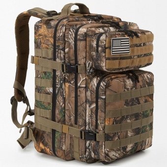 Hunting woods camo backpack 45L