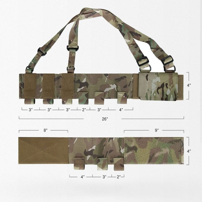 Low vis chest rig Cummerbund "KRDX"