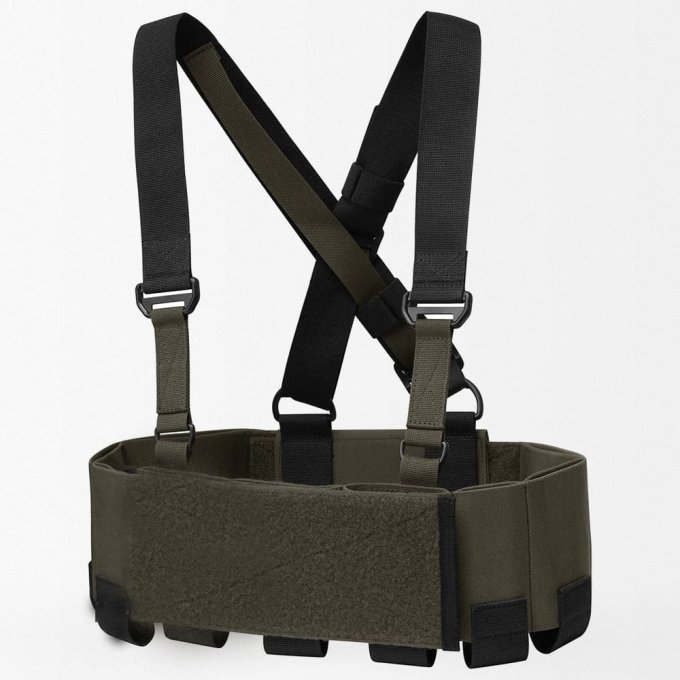Low vis chest rig Cummerbund "KRDX" Ranger Green